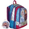 Frozen Giochi Preziosi Frozen - Zaino multi round per la Scuola Elementare e Media, 43 Cm, Multiscomparto, Con Omaggio