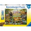 Ravensburger Puzzle 200 pezzi XXL Animali della savana