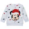 Topolino - Mickey Mouse Disney Baby Natale Topolino - Felpa invernale per Neonato, Grigio