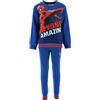 Spiderman Marvel Spider-Man - Tuta jogging per Bambini, Pantalone con Felpa, Cotone Felpato
