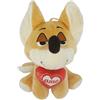 Peluche 22cm Volpe con cuore