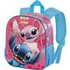 Stitch Disney Stitch e Angel - Zaino 3D 31cm per l'asilo o il tempo libero
