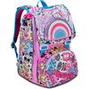 Seven SJ Gang Colorjam - Zaino Estensibile Big, Scuola Elementare, Doppio Scomparto