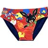 Bing - Costume da bagno bambino, Slip, Poliestere, Blu