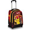Pokémon Seven Pokémon Pikachu - Zaino Trolley per Scuola Elementare, Doppio Scomparto