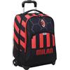 A.C. Milan Seven AC Milan - Zaino Trolley per Scuola Elementare, Doppio Scomparto