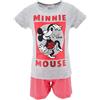 Minni - Minnie Mouse Disney Minni - Pigiama due pezzi corto bambina, Cotone jersey