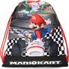 Super Mario Bros Mario Kart - Sacca a Zaino, Coulisse, Scuola, Sport, 42cm, Rosso