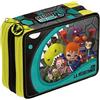 Franco Panini - Comix Mutant - Astuccio triplo riempito, 3 Scomparti, 45 Accessori scuola, 20cm