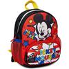 Topolino - Mickey Mouse Disney Topolino - Zaino asilo per la scuola o il tempo libero, 27cm, Seven