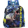 Julian Ross Dinosauro Velociraptor - Zaino per l'asilo o il tempo libero, Bambini, 29 Centimetri, Poliestere