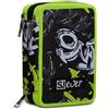 Seven SJ Gang Ever Urby Boy - Astuccio triplo riempito per la scuola elementare, 43 Accessori scuola inclusi
