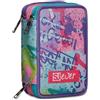 Seven SJ Gang Ever Switie Girl - Astuccio triplo riempito per la scuola elementare, 43 Accessori scuola inclusi