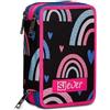 Seven SJ Gang Ever Wingly Girl - Astuccio triplo riempito per la scuola elementare, 43 Accessori scuola inclusi