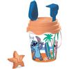 Stitch Disney Stitch - Secchiello 17cm con set spiaggia 5pz, Paletta, Rastrello, Setaccio, Formina, Annaffiatoio