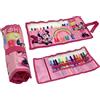 Minni - Minnie Mouse Disney Minni - Astuccio rotolo bambine con 12 pennarelli Giotto, per la Scuola o il tempo libero