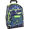 Franco Panini - Comix Comix Bright Boy - Zaino trolley non staccabile organizzato, Scuola Elementare, Multiscomparto, 47cm