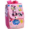 Minni - Minnie Mouse Disney Minni - Zaino estensibile per Bambina, Scuola elementare, Multiscomparto, 40cm, Multicolore