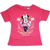 Minni - Minnie Mouse Disney Baby Minni - T-Shirt per bimba, Cotone leggero, Fucsia