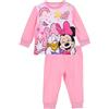 Minni - Minnie Mouse Disney Baby Minni - Pigiama due pezzi lungo neonato, Cotone jersey