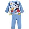 Topolino - Mickey Mouse Disney Baby Topolino e Paperino - Pigiama due pezzi lungo neonato, Cotone jersey