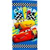 Cars Disney Pixar Cars con Saetta Mcqueen - Telo Mare, Asciugamano, Asciugatura Rapida, Ultra Morbido, 140cm