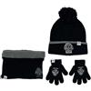 Harry Potter - Coordinati invernali 3pz per Bambini, cappello, scaldacollo, guanti