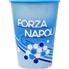 SSC Napoli - Forza Napoli Forza Napoli - Bicchiere 260ml in plastica per Bambini, Bpa free