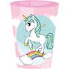 Unicorno - Bicchiere 260ml in plastica