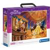Principesse Disney Disney La bella e la bestia Clementoni - Puzzle 1000 pezzi in valigetta per bambini
