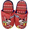 Topolino - Mickey Mouse Disney Topolino - Pantofole invernali Natale per bambini in poliestere