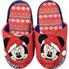 Minni - Minnie Mouse Disney Minni - Pantofole invernali Natale per bambini in poliestere