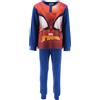 Spiderman Marvel Spider-Man - Pigiama invernale in caldo cotone per bambini, Blu