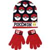 Pokémon - Coordinati invernali per bambini, Set 2 pezzi, Cappello + Guanti