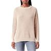 Mavi Maglione a Righe Maglia di Tuta, Victoria Blue con Frange Bianche anticate, M Donna