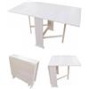 COSE DA CASA Tavolo richiudibile salvaspazio in legno consolle allungabile cm 136 componibile mobile multiuso casa cucina ingresso 7 Colori Disponibili (OLMO)