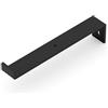 Alberts 805753 Scelta in Diversi Colori di Tendenza-Mensola in Coppia o singolarmente-Misure 62 x 309 x 30 mm, Nero