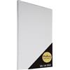 Wallazz Tele per Dipingere Bianca 100% Cotone, Pronte All'Uso su Telaio in Legno di Pino - Set di Tele Bianco Pittura Acrilica, Olio e Acquerello - Per Artisti e Principianti - 70x100cm