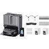 EUREKA Bundle of J20 Robot Aspirapolvere Lavapavimenti con Mappatura, del Mocio Cingolato 8000Pa, Rilevamento Ostacoli 3D, Autopulente Stazione 45°C Asciugatura Aria Calda