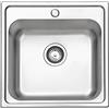 JASSFERRY Lavello da cucina Vasca singola in Acciaio Inox Spazzolato, incasso Lavandino, con set di rifiuti