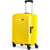 Ciak Roncato Roncato Ciak Bagaglio a Mano Passenger S 4 Ruote, chiusura TSA, rigido ultraleggero, misura cabina GIALLO