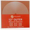 POJSIO 50 Pz. Buste Vinili 33 Giri Esterne, Buste Vinile 33 Giri PE per 1-4 LPS |Alta Qualità Polietilene Plastica Trasparente| |Extra Spesso 100 Micron| Buste Vinile per 12 Dischi Protezione Cover