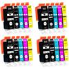 Supply Guy 20 Cartucce Per Stampanti con Chip compatibile con Canon PGI-525 / CLI-526 per Pixma IP4850 IP4950 IX-6550 MG5140 MG5150 MG5240 MG5250 MG5300 MG5340 MG5350 MX710 MX715 MX885 MX890 MX895