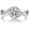jiamiaoi Anello Donna Anelli Donna Argento 925, Anelli Fidanzamento Promise Ring Engagement Ring 8