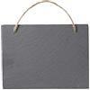Hobbyfun Lavagna in ardesia con ganci, 20 x 15 cm