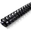 RAYSON Spirali per Rilegatura, 250 Fogli, 21 Anelli, 32 mm, A4, Nero, Confezione 28 Pezzi
