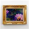 Arredi Murali Quadro moderno con fiori e cornice stampato su tela, decorazione moderna di Arredi Murali, wall decor