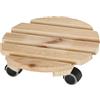 Dörner + Helmer Meuwissen Agro Nome dell'articolo: Dörner + Helmer, rullo per piante lounge, rotondo, diametro 30 cm, portata 75 kg, per terreni delicati, marrone