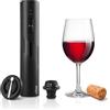 Ufesa EasyVac - Cavatappi elettrico 2 in 1, apribottiglie vino, tappo sottovuoto, ricaricabile USB C, apribottiglie in 8 secondi, senza fili