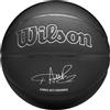 Wilson Pallone da Basket NBA Player Evergreen, Con Rivestimento Pure Feel, Ideale Per Giocare All'Aperto, Resistente Alle Intemperie, Giocatore: Antetokounmpo, Colore: Nero, Taglia: 7